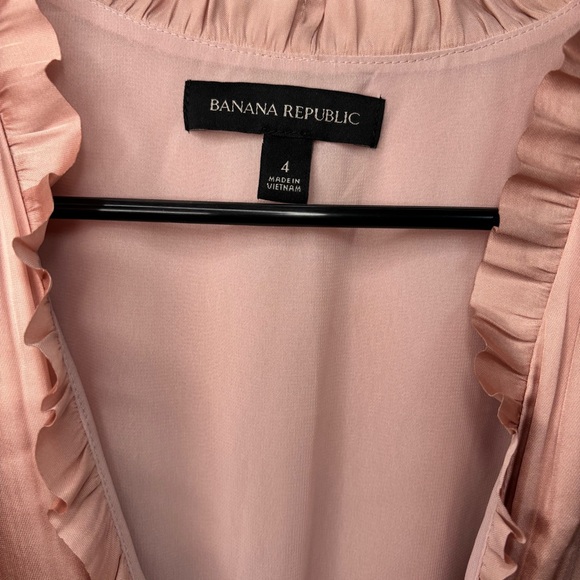 Banana Republic Silky Dress Pink Size 4 - Picture 5 of 9